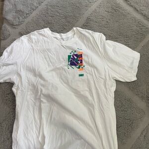 White Graphic Men's T-Shirt
